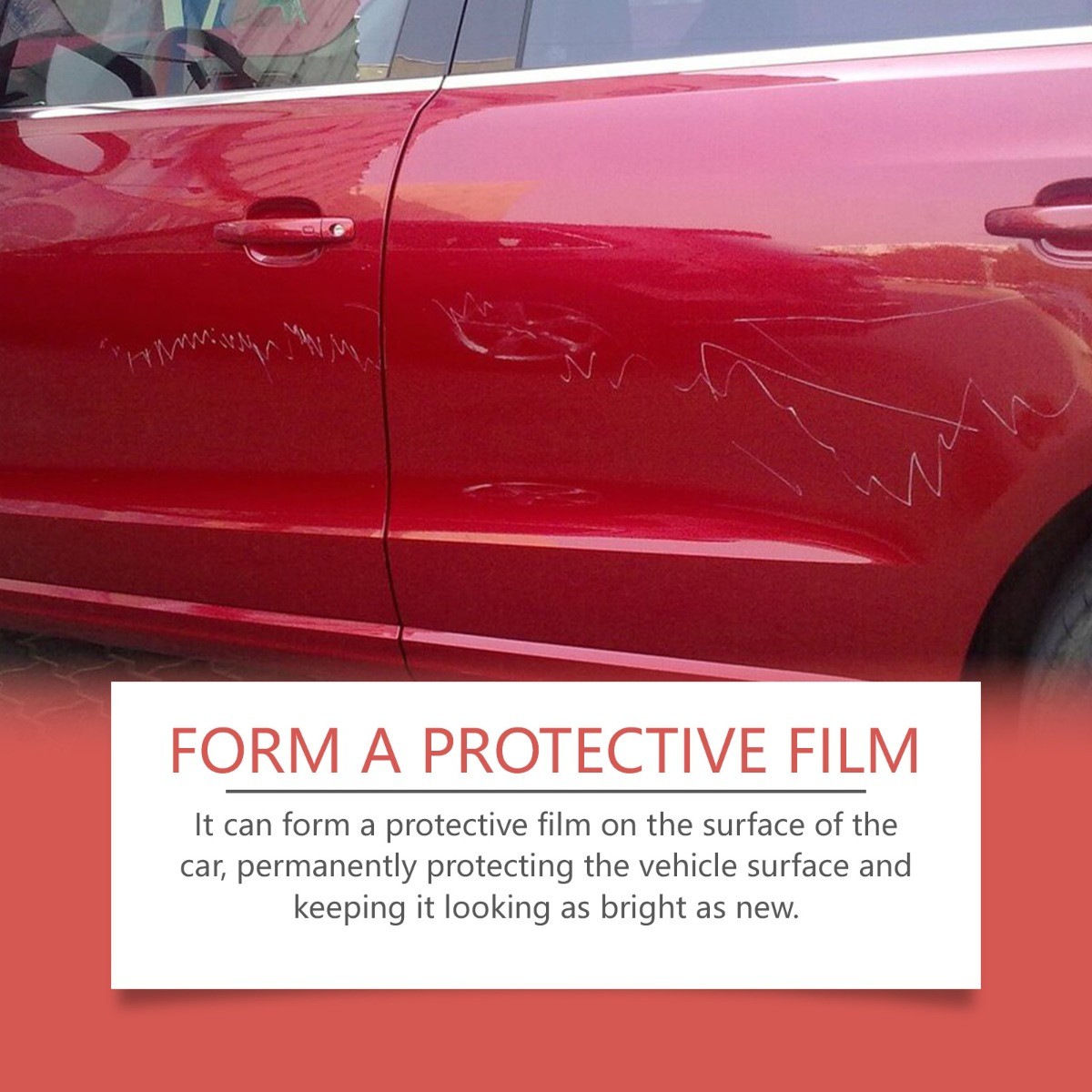 Car Scratch Remover Wax & Polish, Restores Shine, Removes Stains & Defects