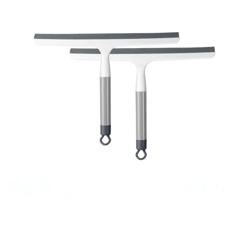 Silicone Shower Scraper Cleaner Bathrooms Multi-Purpose Squeegee Glass Clean Flo