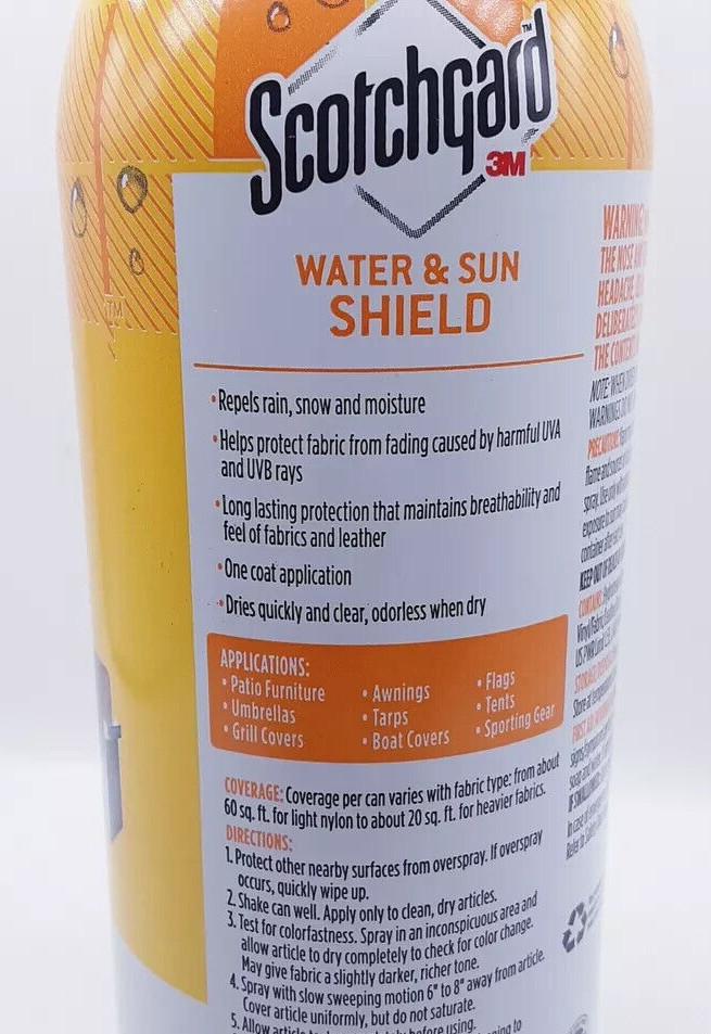 3M Scotchgard Water & Sun Shield, Ultimate Water Repellency & Protection