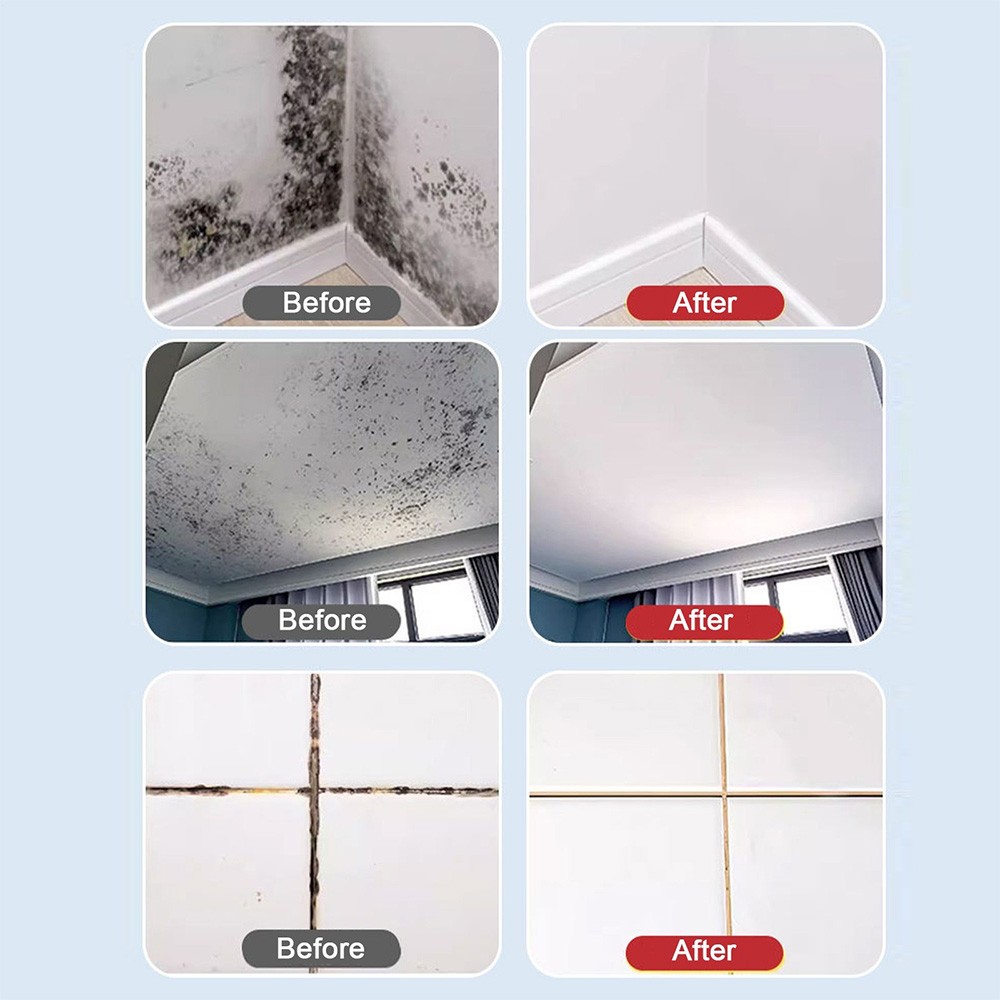120ml/4fl.oz Ceiling Mold Remover Household Wall Mold Stain Cleaner Remover