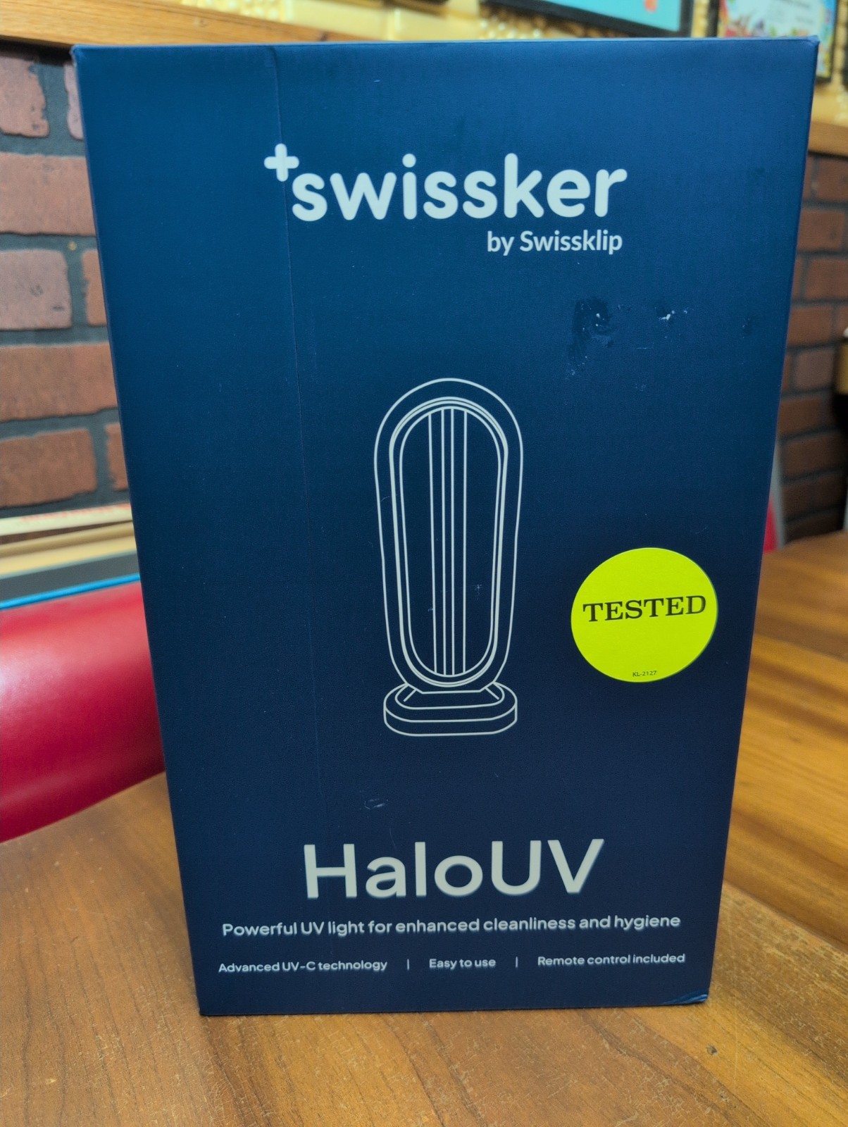 HaloUV Swissker by Swissklip HaloClean UV Original, Home Disinfection Device New