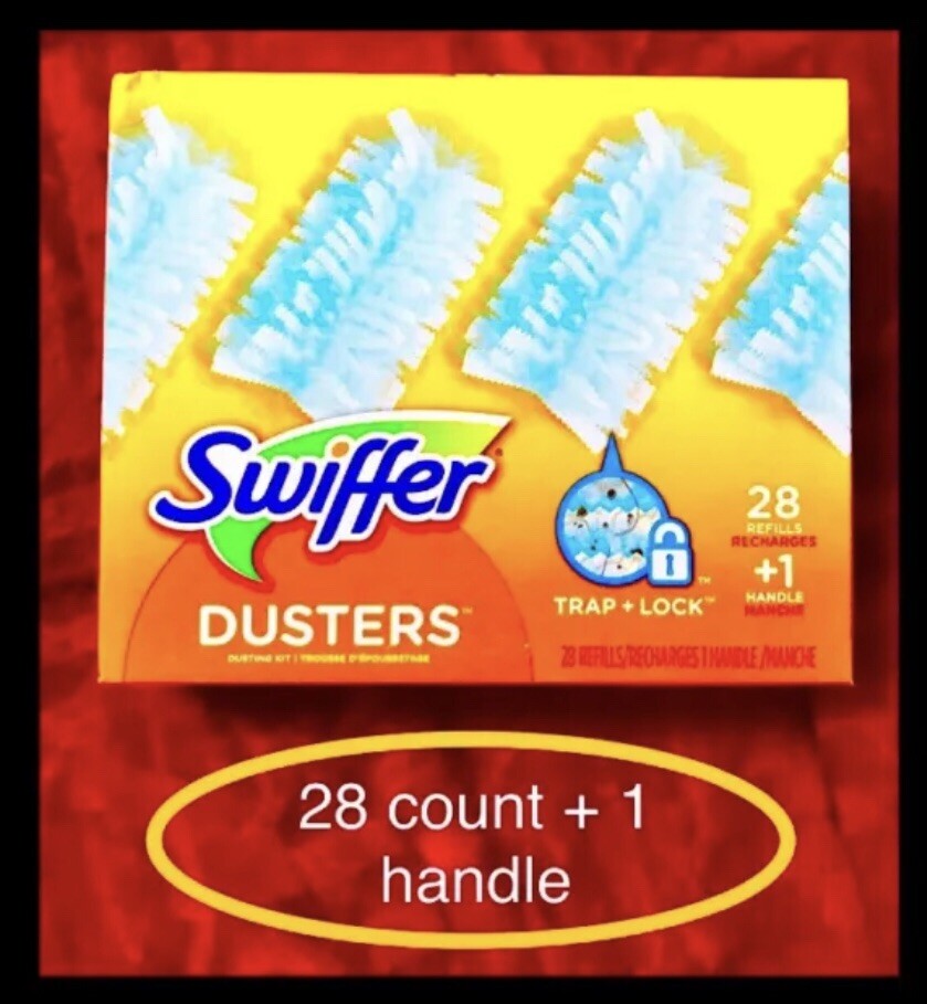 Swiffer Dusters Dusting Kit 28 Count Refills for All Swiffer Dusters + 1 Handle