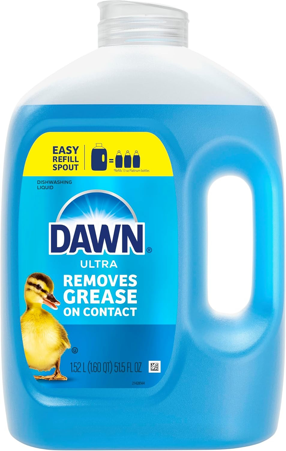 Dawn Ultra Original Dish Soap Refill Jug Blue Liquid Detergent 51.5 oz