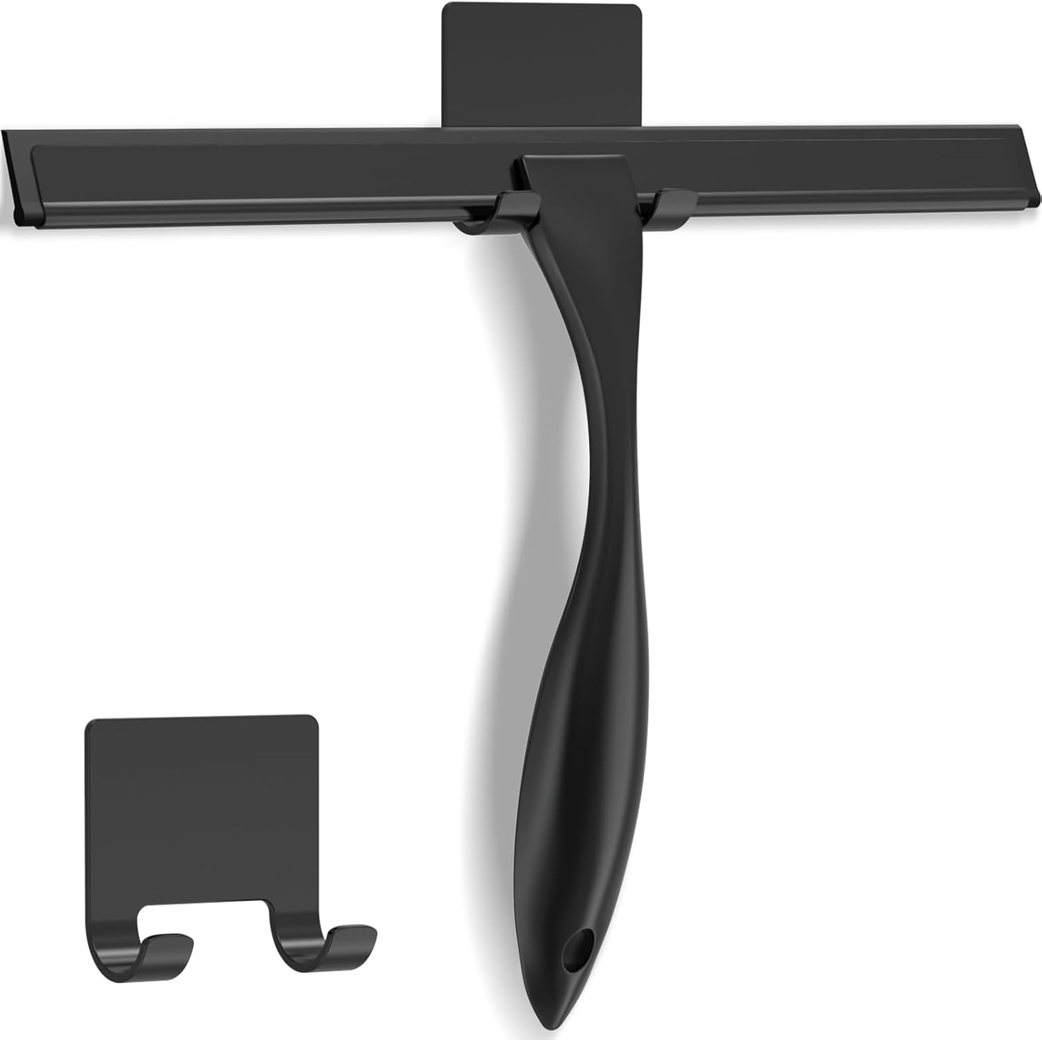 AllPurpose Stainless Steel Squeegee Shower Glass Door Adhesive Hook Cleaner Tool