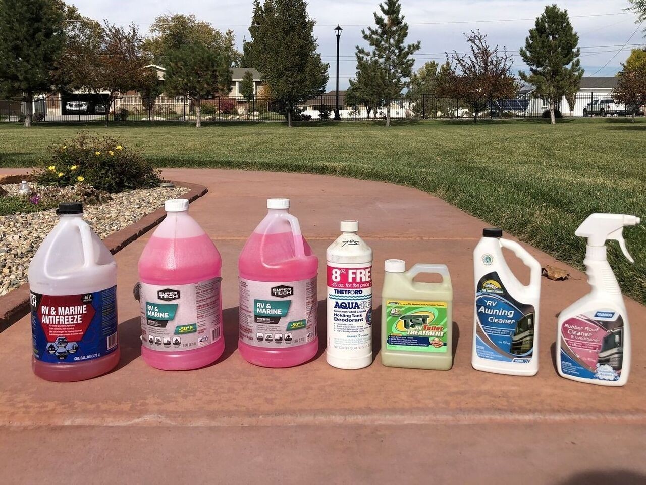 Essential RV Trailer or Camper Maintenance Supplies – Lot of 7 Items