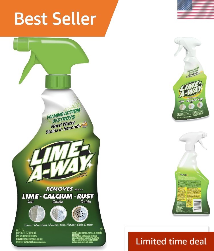 Natural Lemon Cleaner for Sinks & Showers – 22 Fl Oz Turbo Power