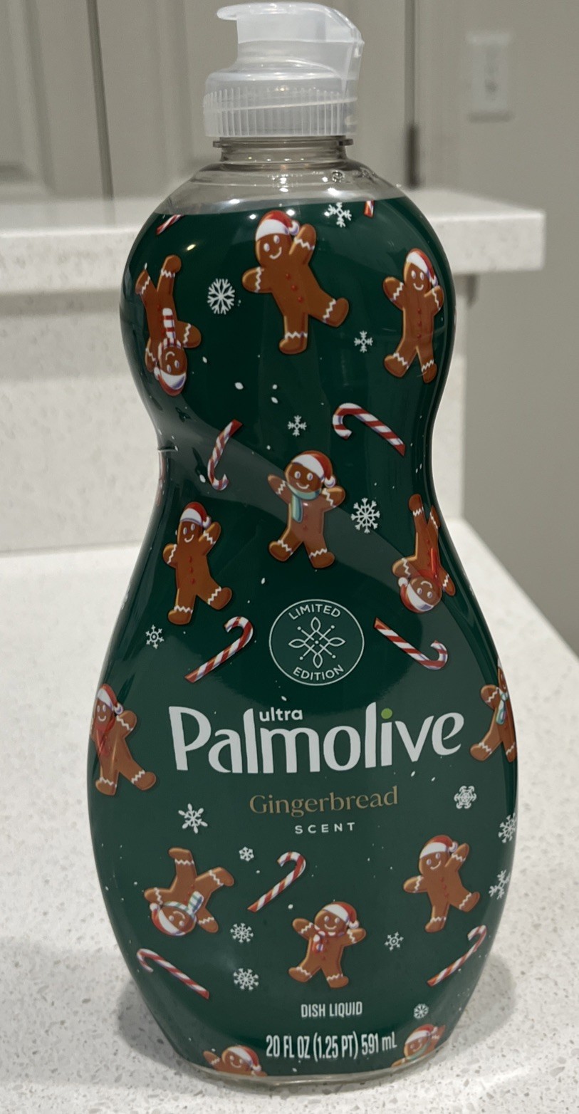 Palmolive LIMITED EDITION Gingerbread Liquid Dish Soap, 20 fl oz | FREE SHIPPING