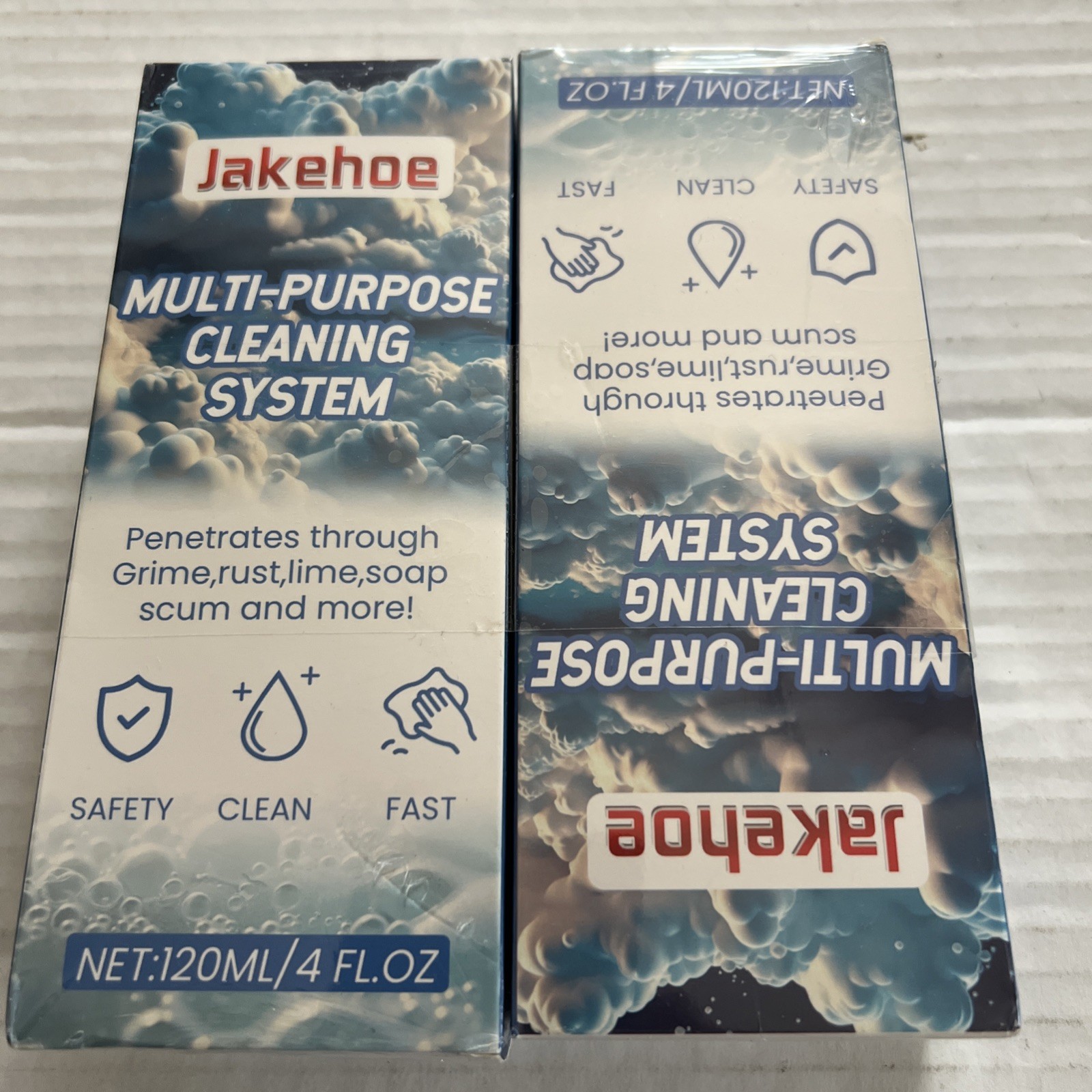 2 x Jakehoe Multi Purpose Cleaning System 4 Fl Oz
