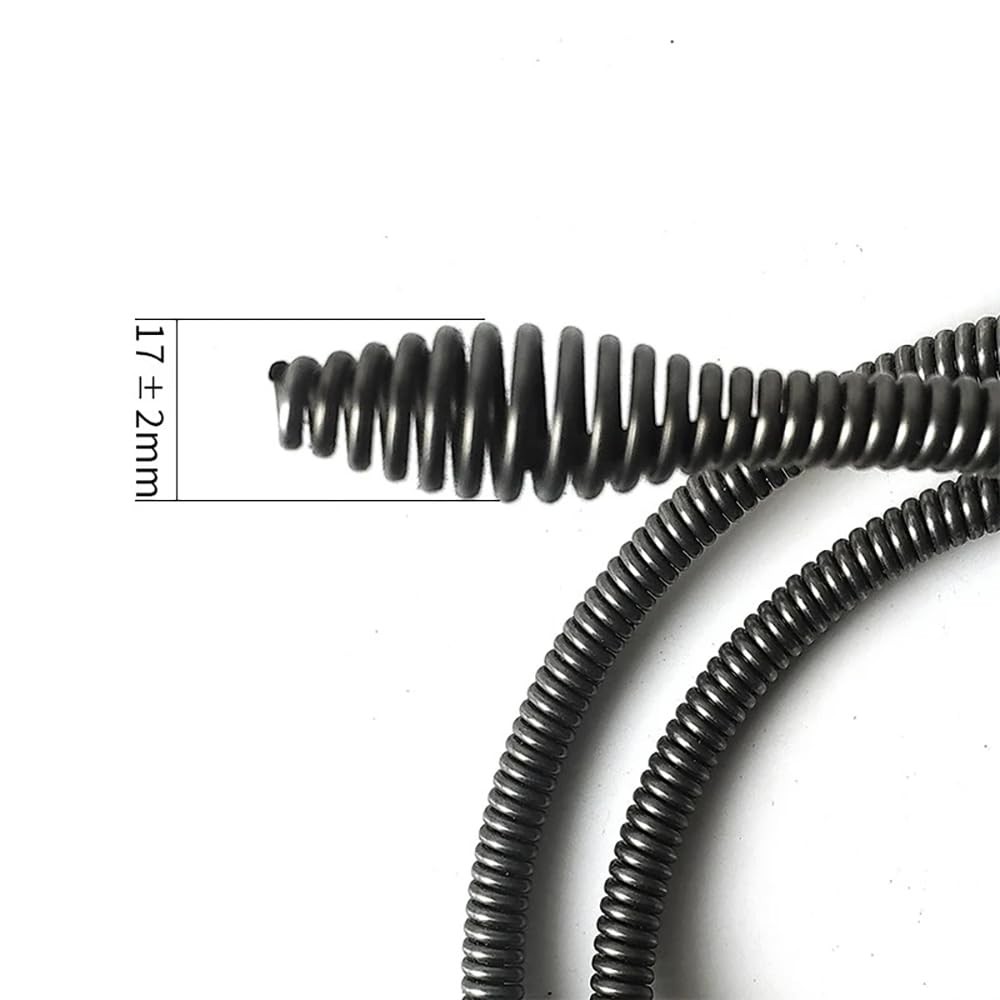 6.5FT (1.5M) Heavy Duty Deep Reach Drain Snake, No Plumber Needed Navigates U…