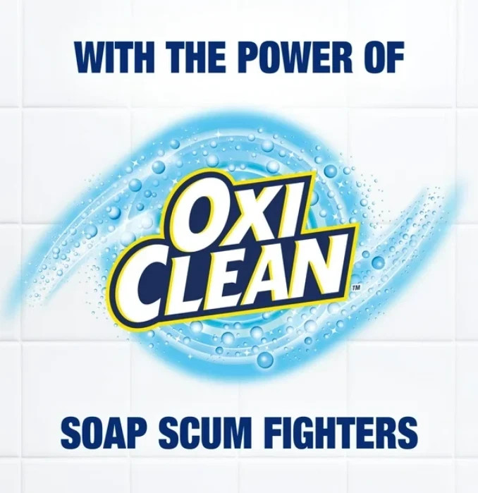 Scrub Free Total Bathroom Cleaner with OxiClean, Lemon Scent, 32 fl oz