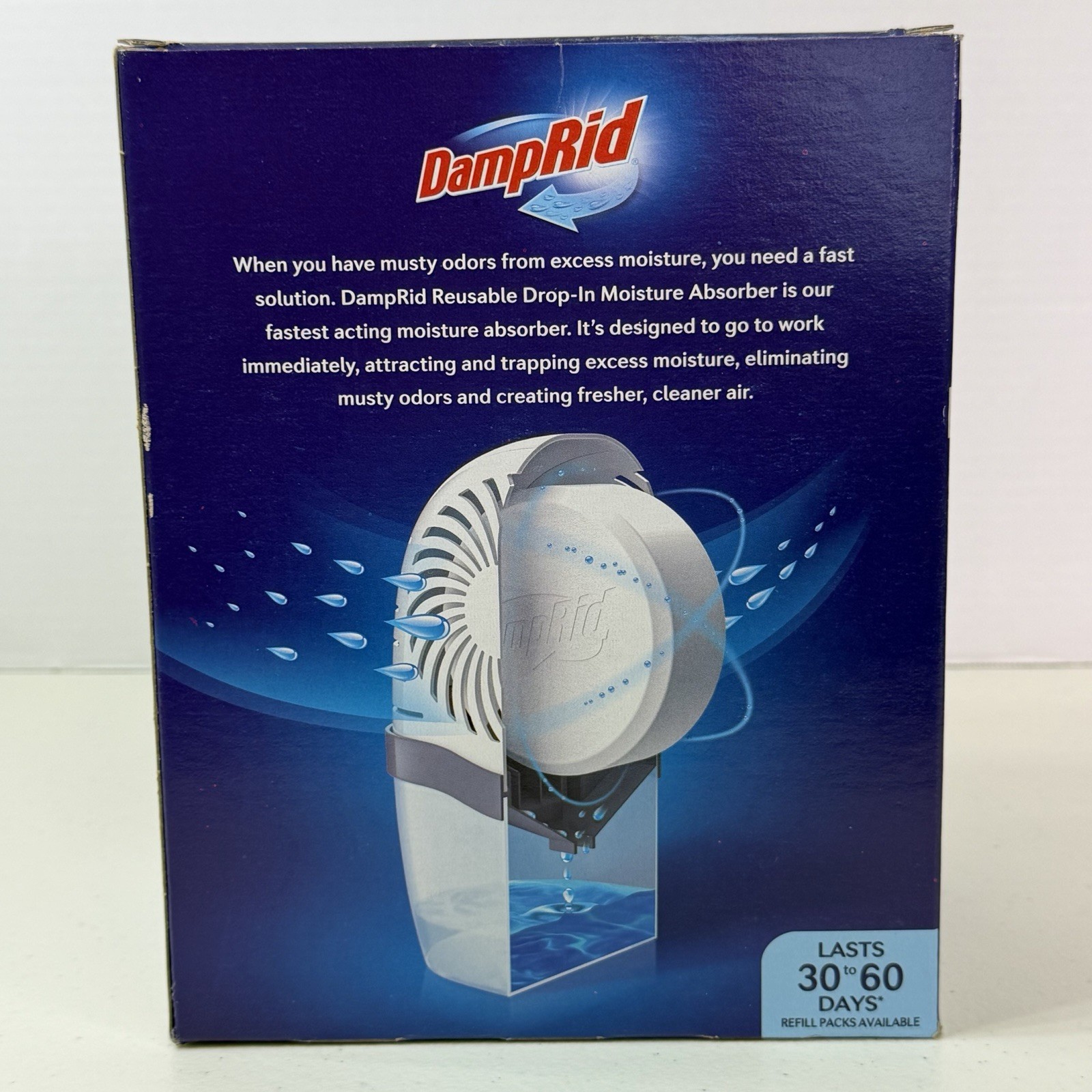 DampRid Drop-In Moisture Absorber Kit & Refill Pack Fresh Scent 3 Tablets