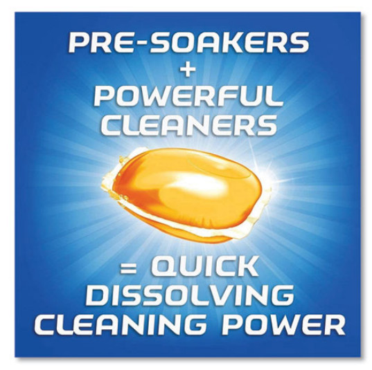 Finish 81053 All In 1 Dishwasher Gelpacs Orange Scent 32 Ct Box 8 Pack Case