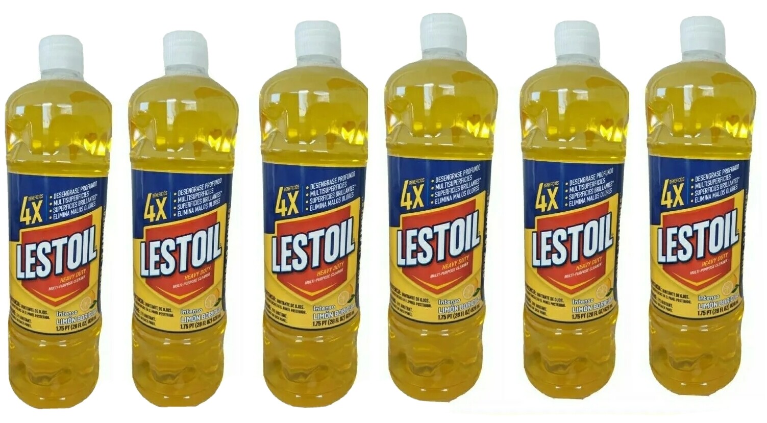 LOT LESTOIL INTENSE LEMON HEAVY DUTY MULTI-PURPOSE DEGREASER CLEANER 8pk-28oz.