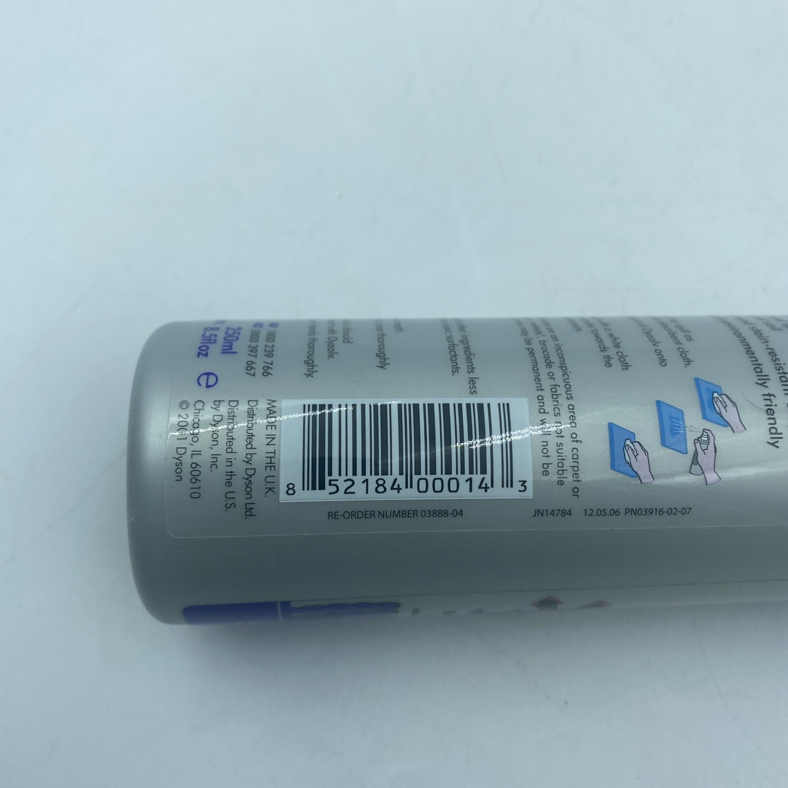 Dyson Dyzolv Spot Cleaner for Carpets & Rugs 4 Active Agents 8.5 oz New