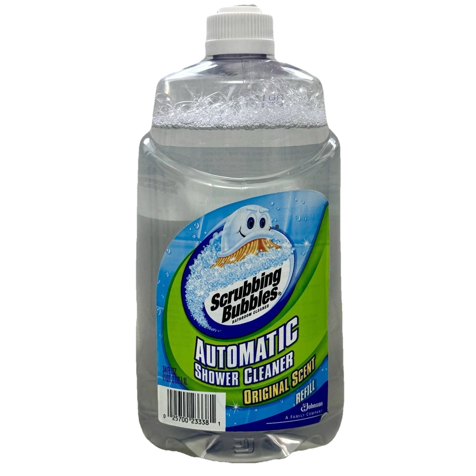 NEW Scrubbing Bubbles Automatic Shower Cleaner Refill Original Scent 34 fl oz