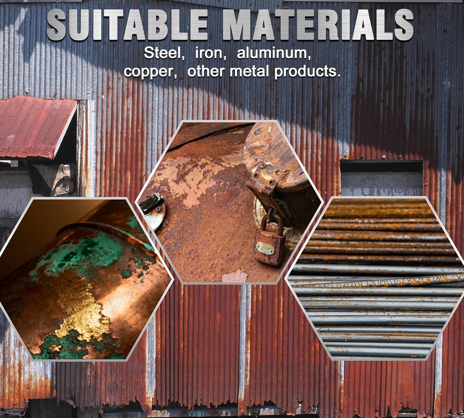 36oz Eco-Friendly 2-in-1 Rust Converter Paint & Metal Primer for Steel Surfaces