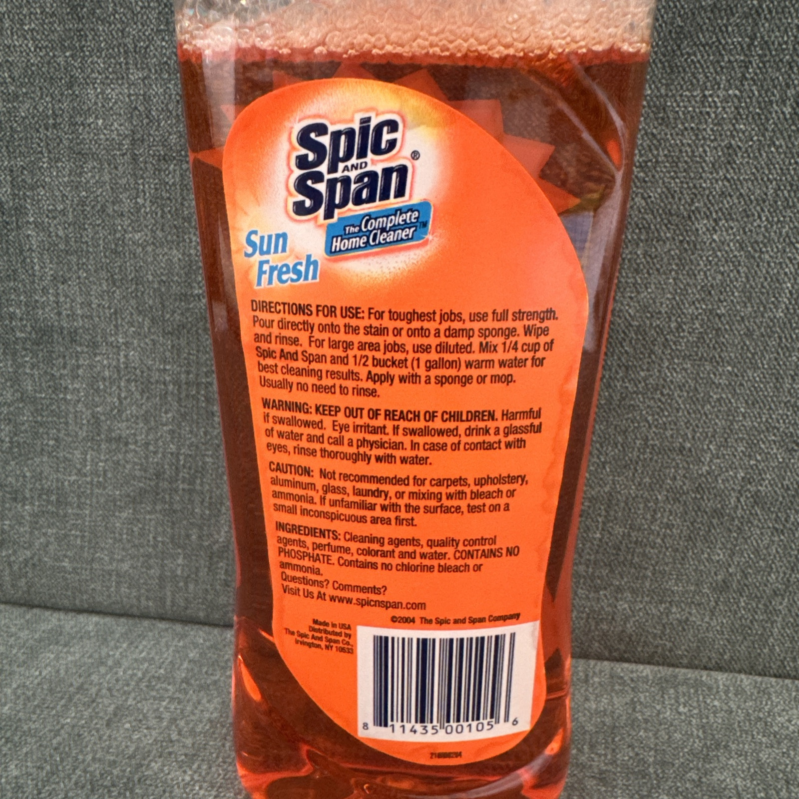 14.3 Oz Spic And Span Multi-Surface Cleaner SUN FRESH Discontinued