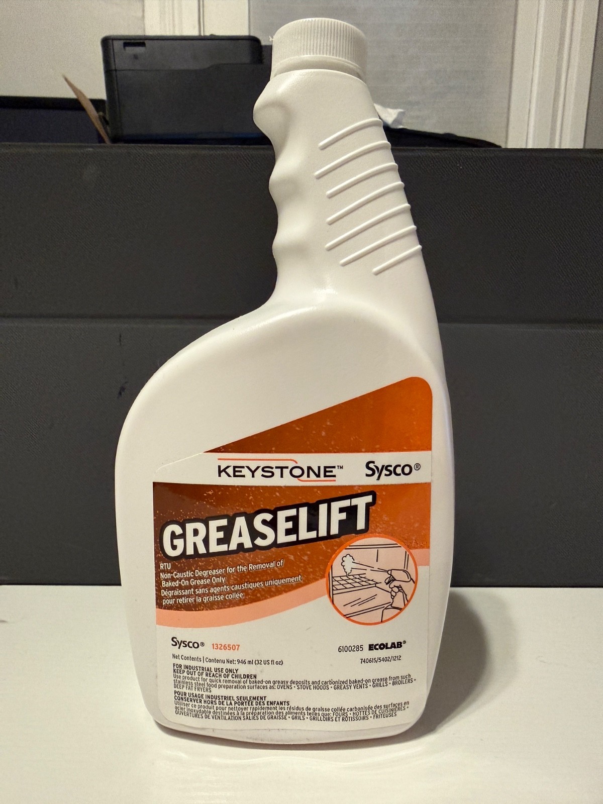 Keystone Cleaner Degreaser Grease Lift Ready To Use 32 OZ/2 LBS (4/Case) New