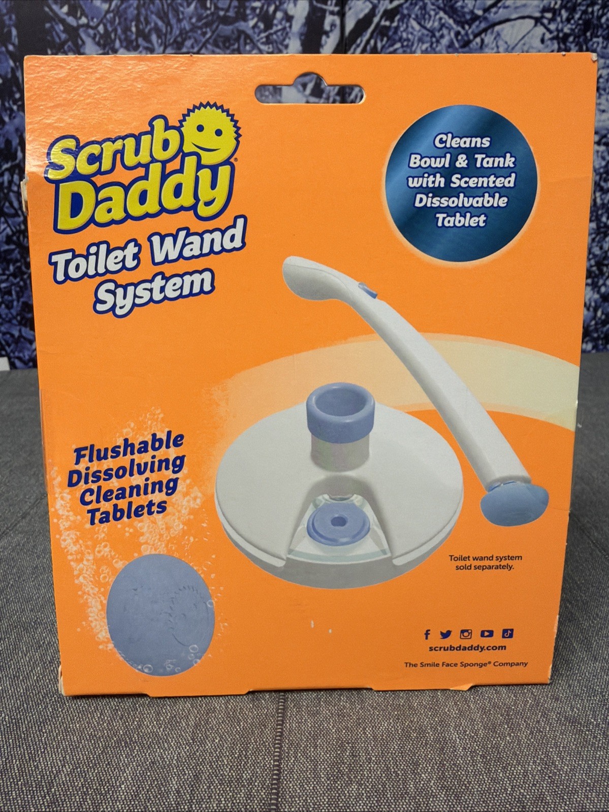 Scrub Daddy Flushable Dissolving Cleaning Tablet Refill 6 Pack For Toilet Wand