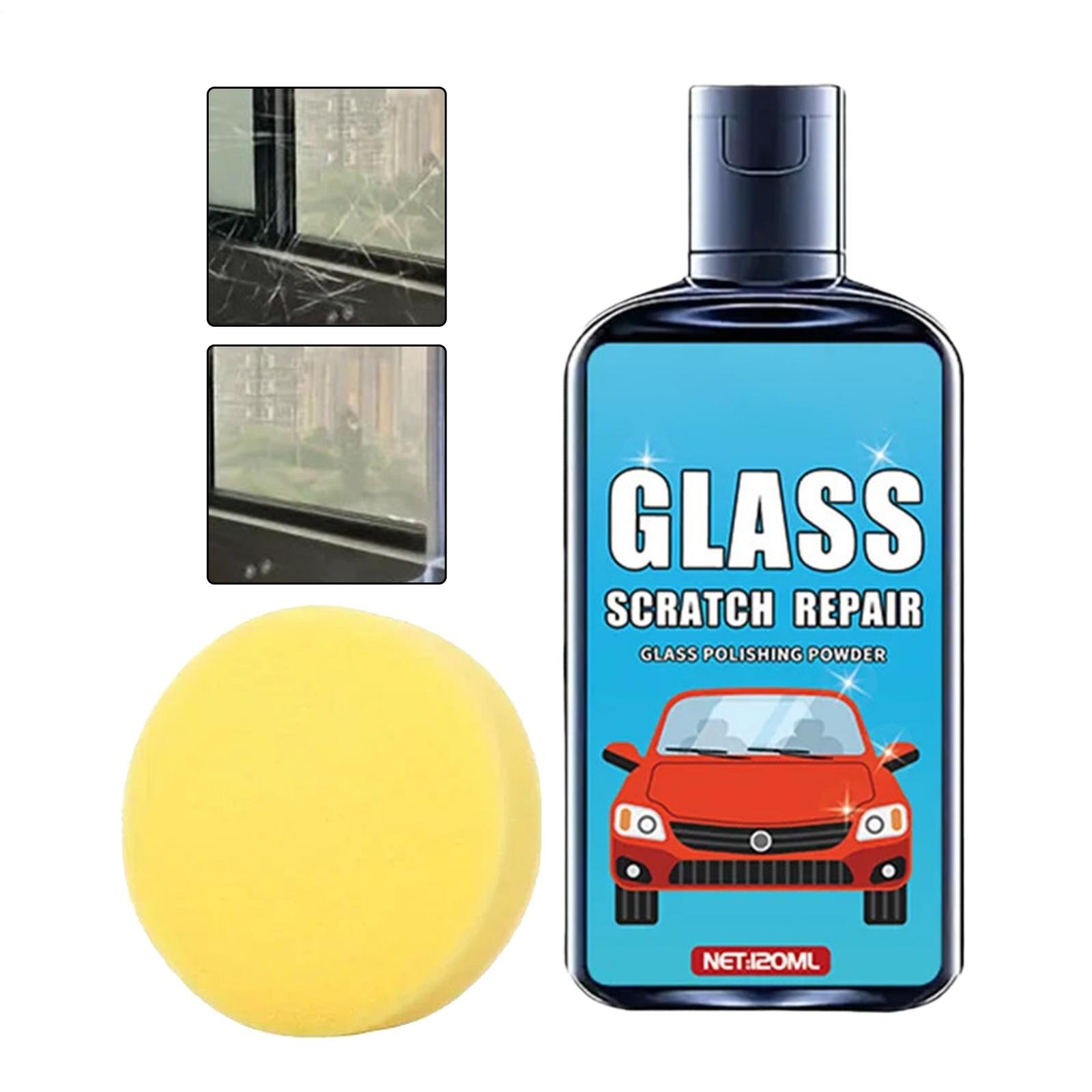 Car Windshield Scratch Remover Window Polisher Windshield and Glass Polishing Ki