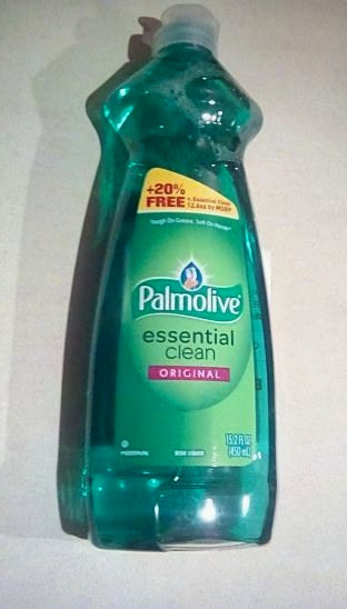 PALMOLIVE ESSENTIAL CLEAN ORIGINAL DISHWASHING LIQUID SOAP BOTTLE – 15.2 FL OZ