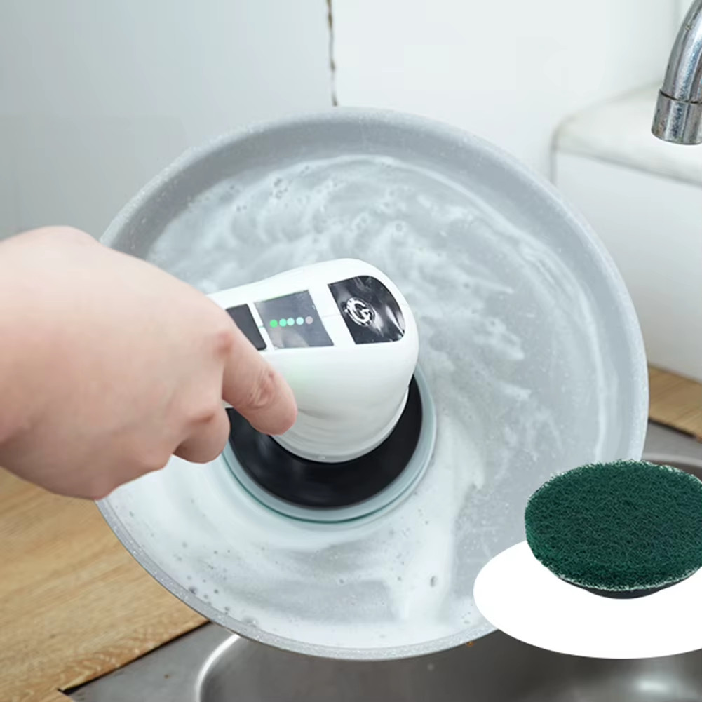 Electric Spin Scrubber Cordless Cleaning Brush Portable Shower Cleaning Brush
