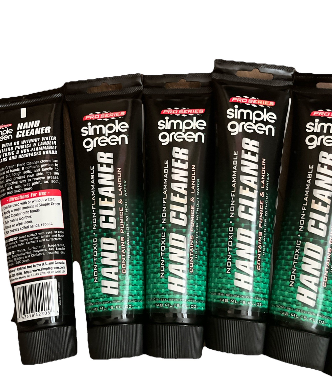 Simple Green Hand Cleaner Contains Pumice & Lanolin 5 Oz Each 7 Pack