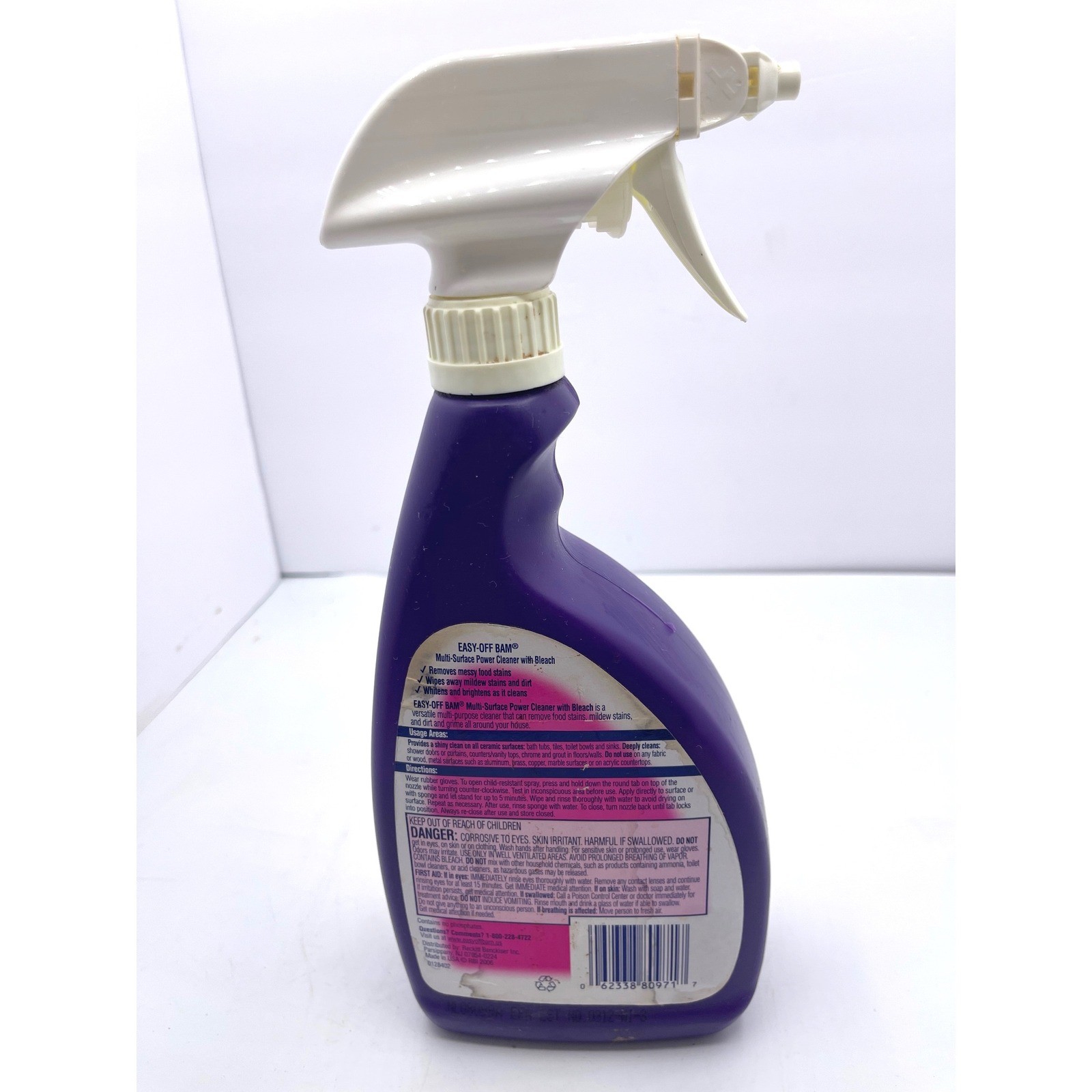 Discontinued Easy Off BAM Multi Surface Power Cleaner Spray With Bleach 24 Oz