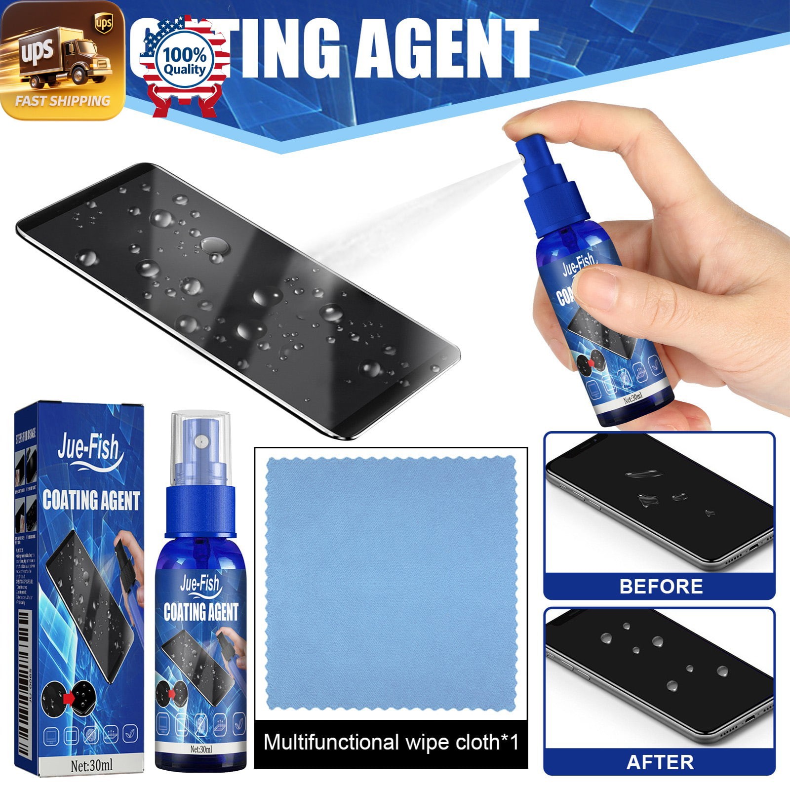 Auto Rim Rust Remover – Paint Brightener Conversion Agent Cleaning Tool 🧼