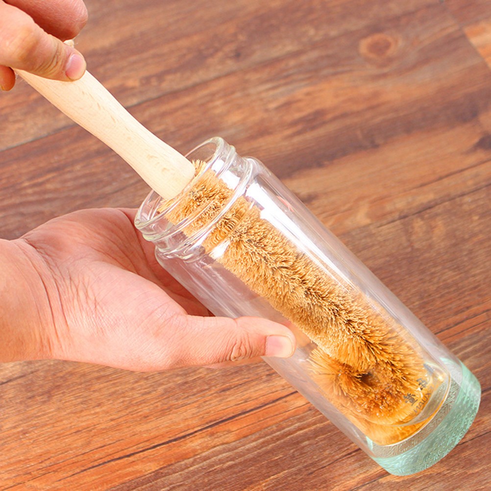 Bottle Brushes and Mug Scrubber Kitchen Cleaner Fiber