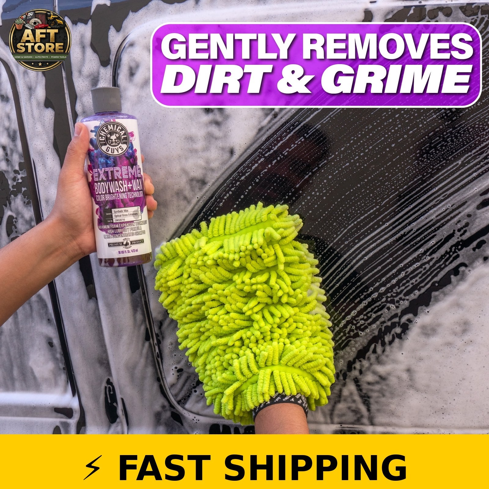 Chemical Guys Extreme Body Wash & Wax 16oz – High Gloss Finish