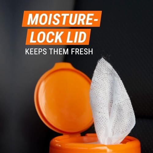 Original Protectant Wipes by Armor All, Car Interior Cleaner Wipes with UV Prote
