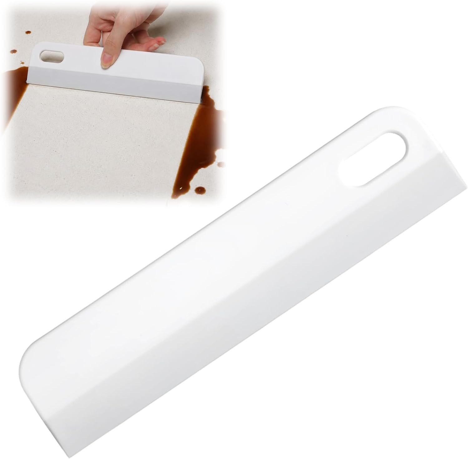 Mini Squeegee Shower Scraper Soft Rubber Glass Squeegee for Shower Door Auto