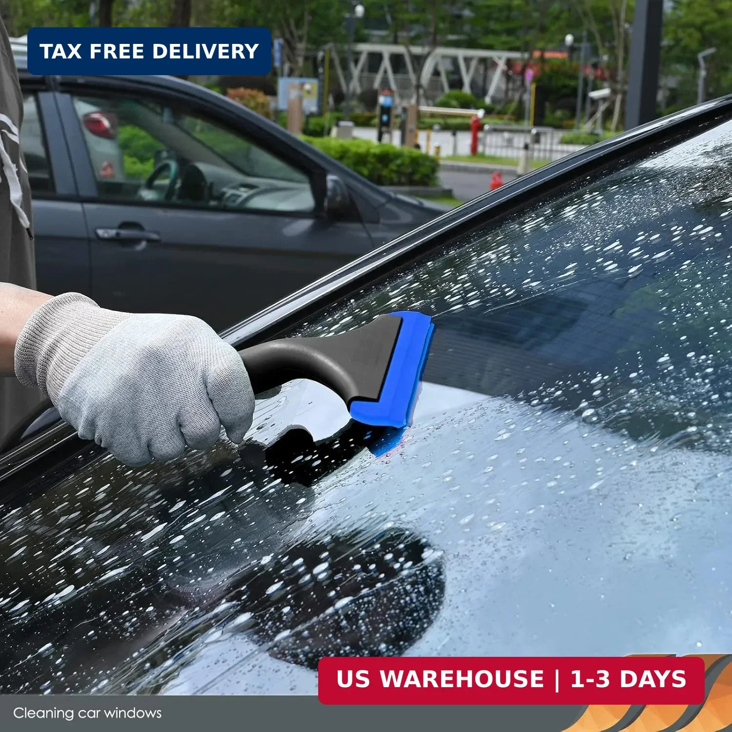 EHDIS 6” Small Silicone Squeegee 5-inch Handy Small Rubber Window Shower Squeeg