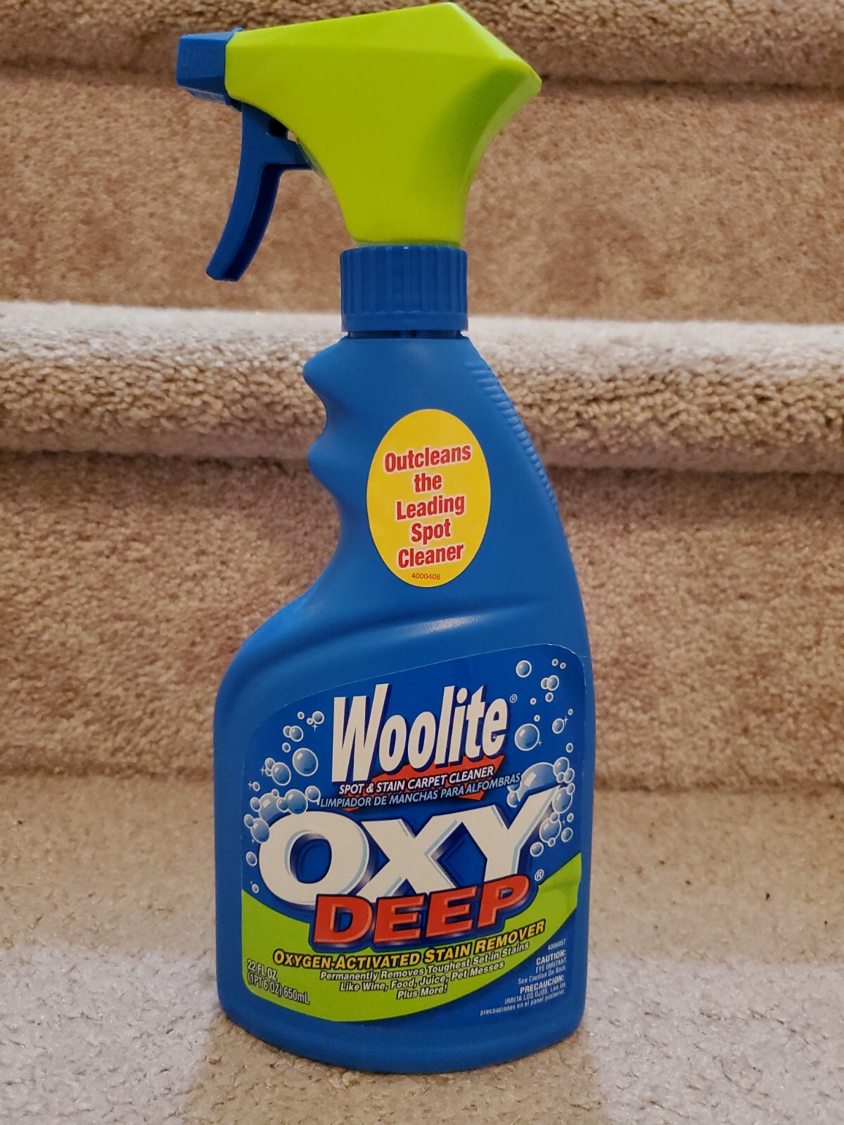Woolite Oxy Deep Spot & Stain Carpet Cleaner 22 Oz.- Discontinued New