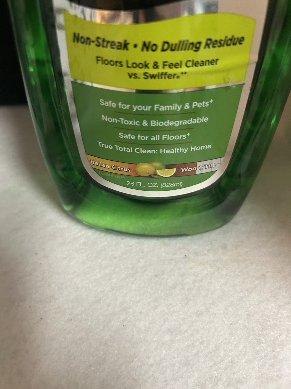 Shark Wood & Hard Floor Cleaner Italian Citrus 28 Oz Concentrate Wood Tile Read