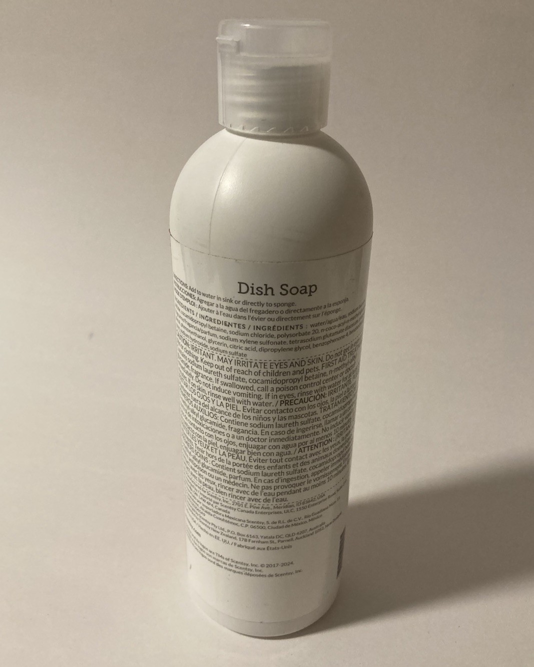 Scentsy Dish Soap Pink Sunshine 16oz. New Sealed Bottle.