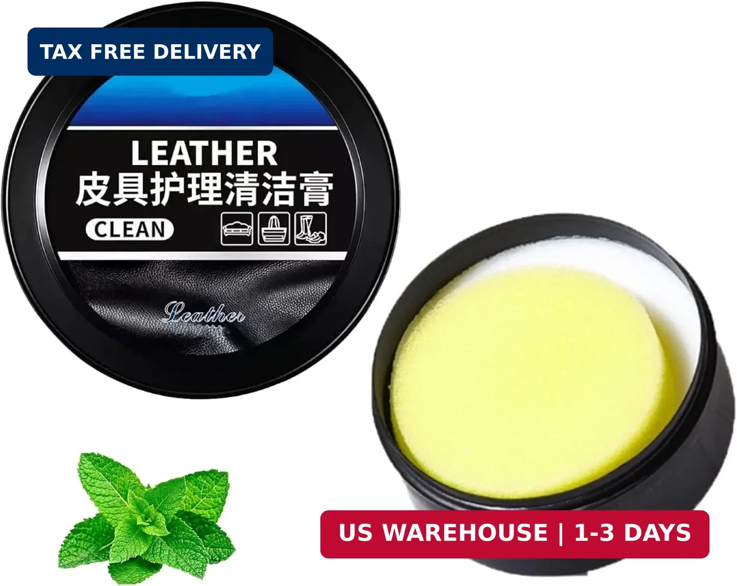 Leader Cleaning and Care Cream, Leather Cleaning Cream for Car Interior, Multifu