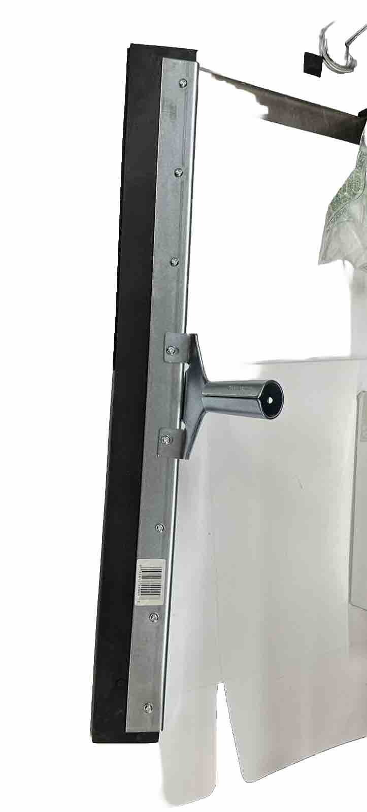 24 In. Straight Steel Floor Squeegee | Ettore Industrial Neoprene Galvanized