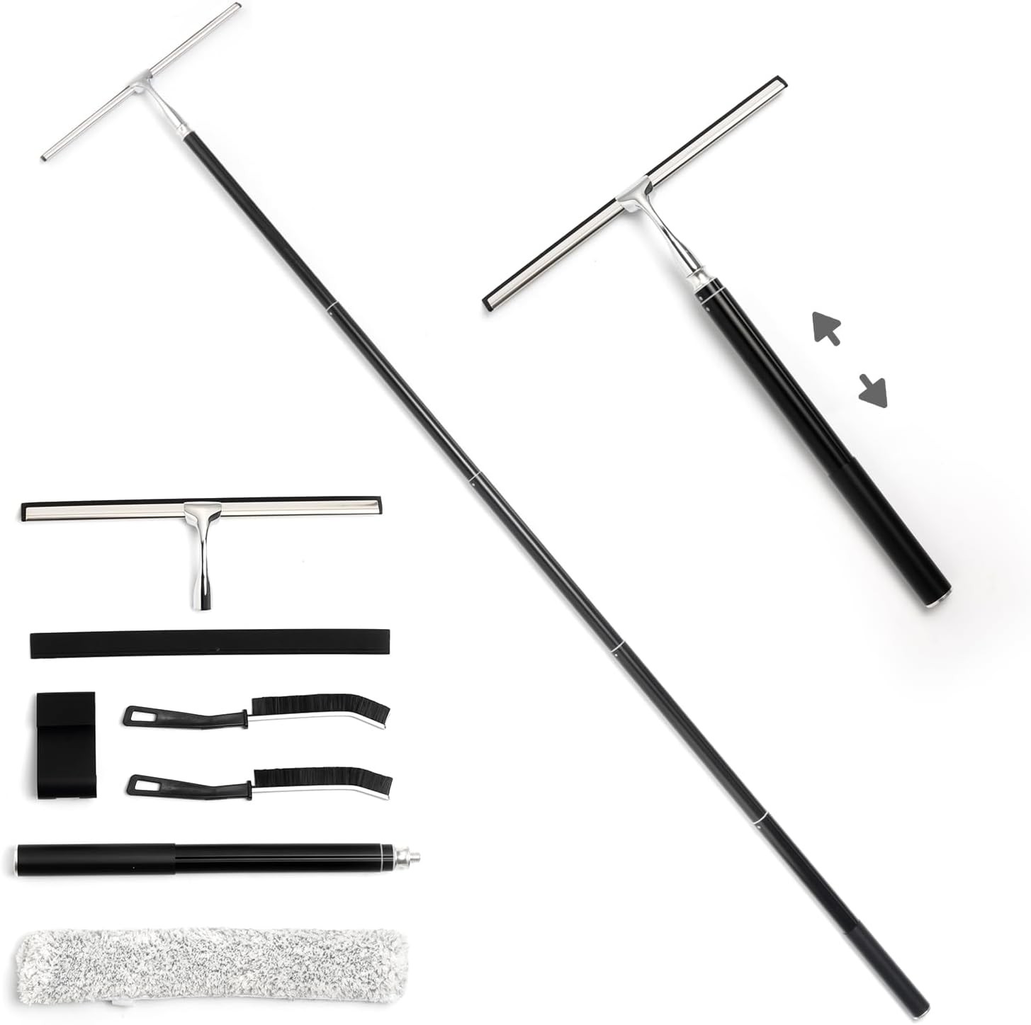 10.7“ Wide All-Purpose Shower Squeegee Glass Doors Squeegee Shower Glass W/ Hook