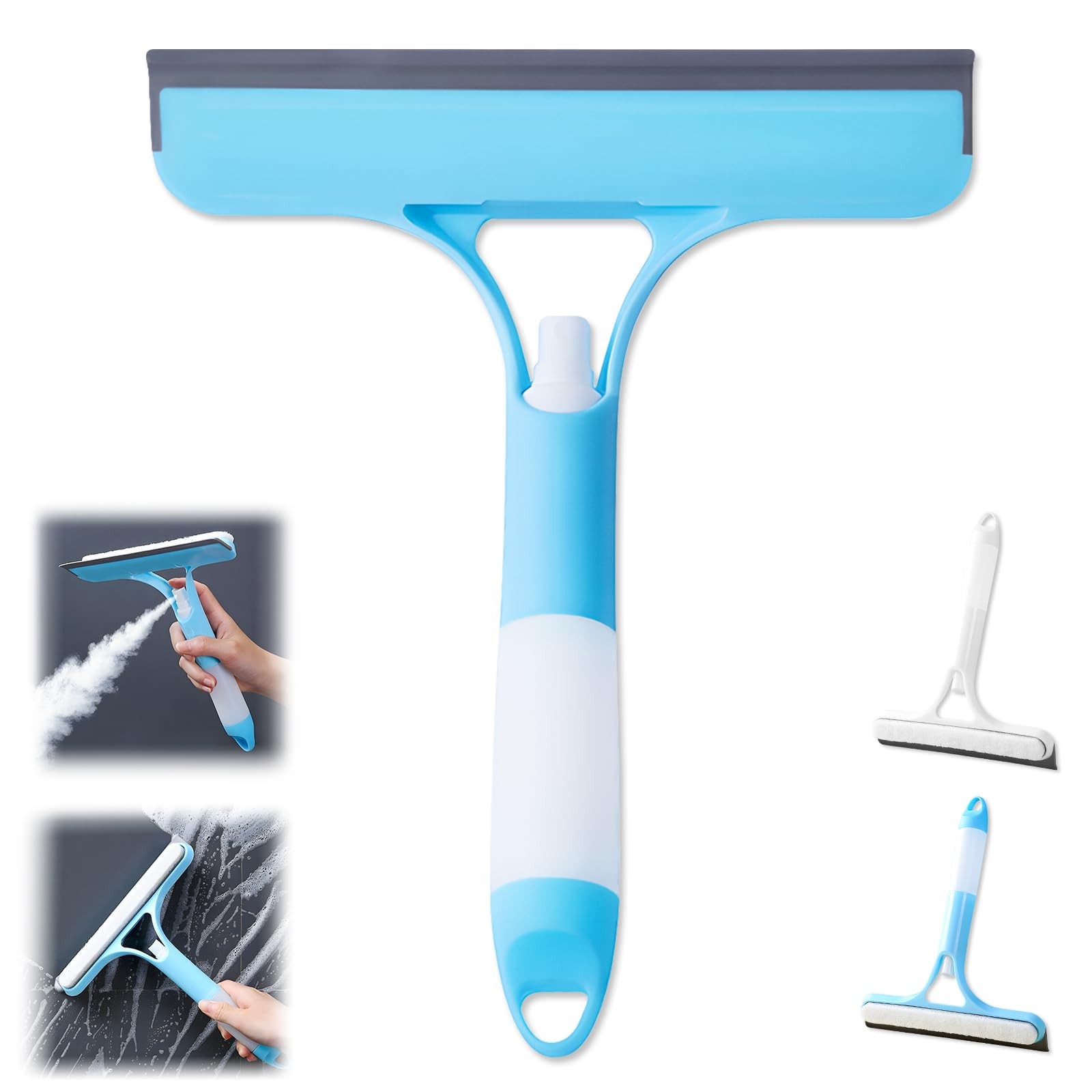 Window Squeegee Cleaner Sponge Car Cleaning Tool for Gas Station,Home,Car,Glass