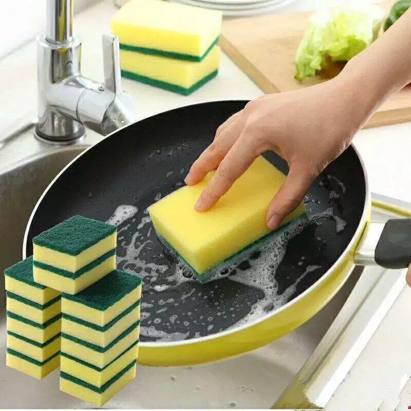 Palmolive Dish Soap 1 Gallon Lemon + 20 Sponges Bulk Cleaning Kit