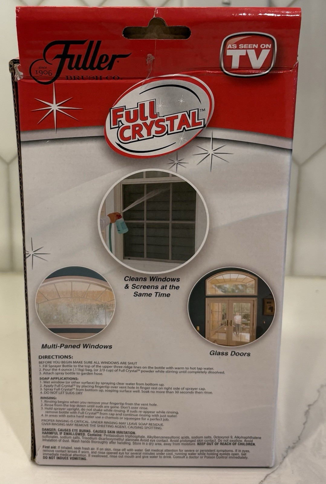 Fuller Brush FBFC-6 As Seen On TV Full Crystal Window & Outdoor Surface Cleaner