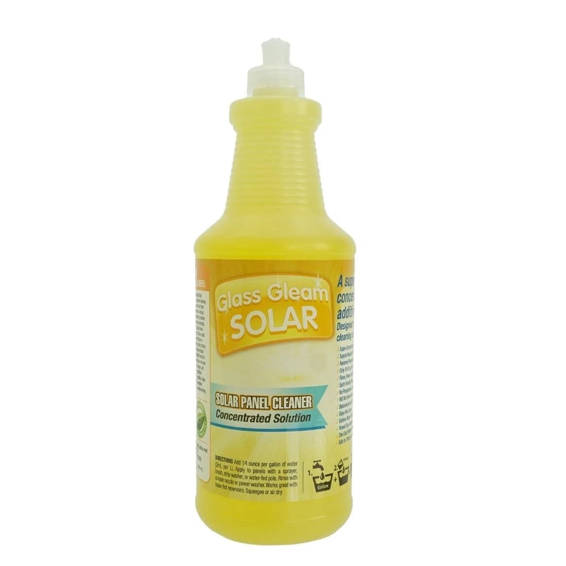 Glass Gleam Solar – Solar Panel Cleaner – Highly Concentrated – 1 Gallon Make…