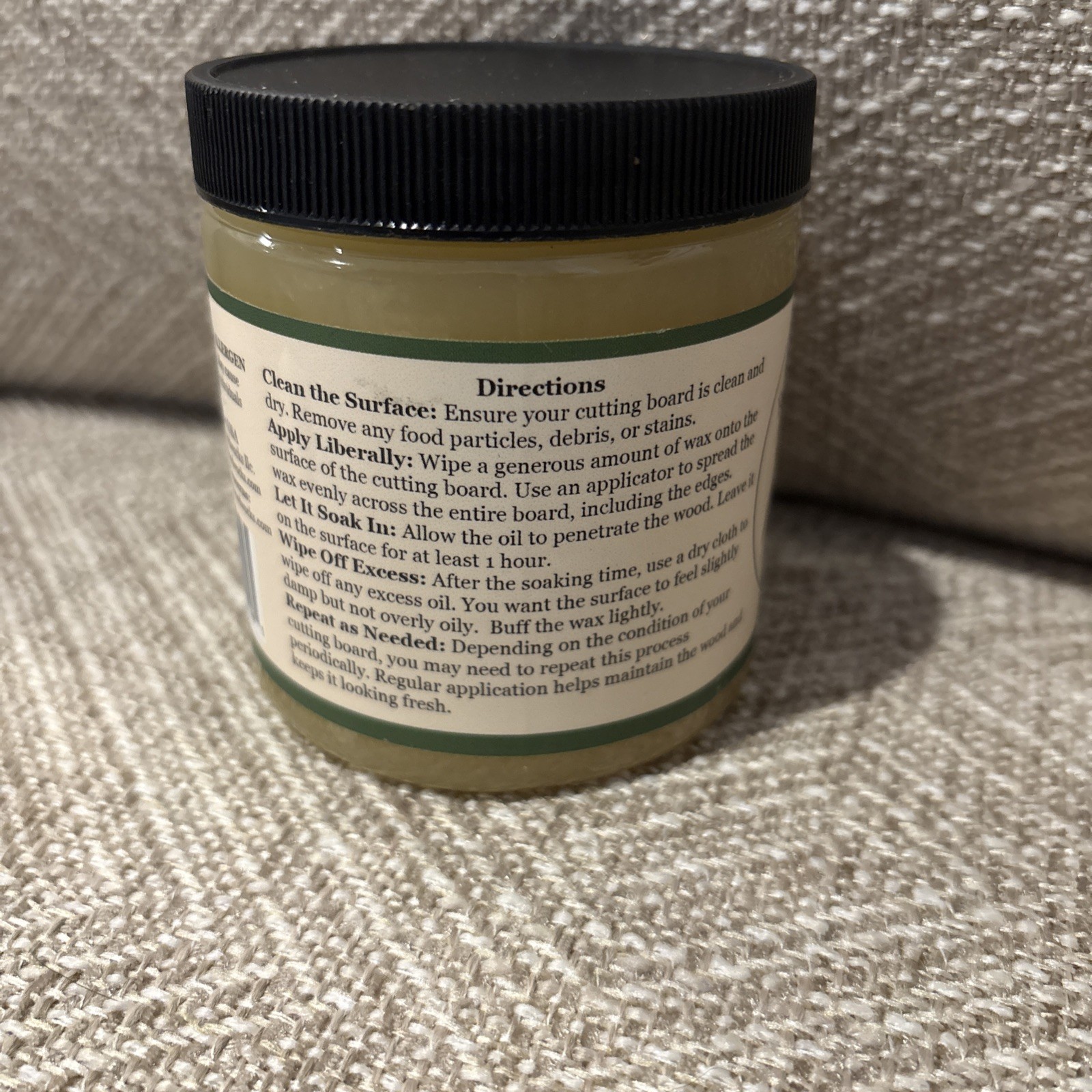 Rowdy Rooster /Furniture Wax Satin Finish Mineral Oil Beeswax Carnauba Wax, 8oz
