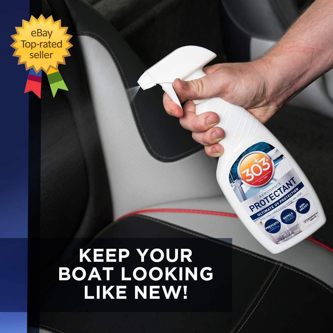 Marine Aerospace Protectant Spray 32oz UV Protection Vinyl Cleaner Matte Finish