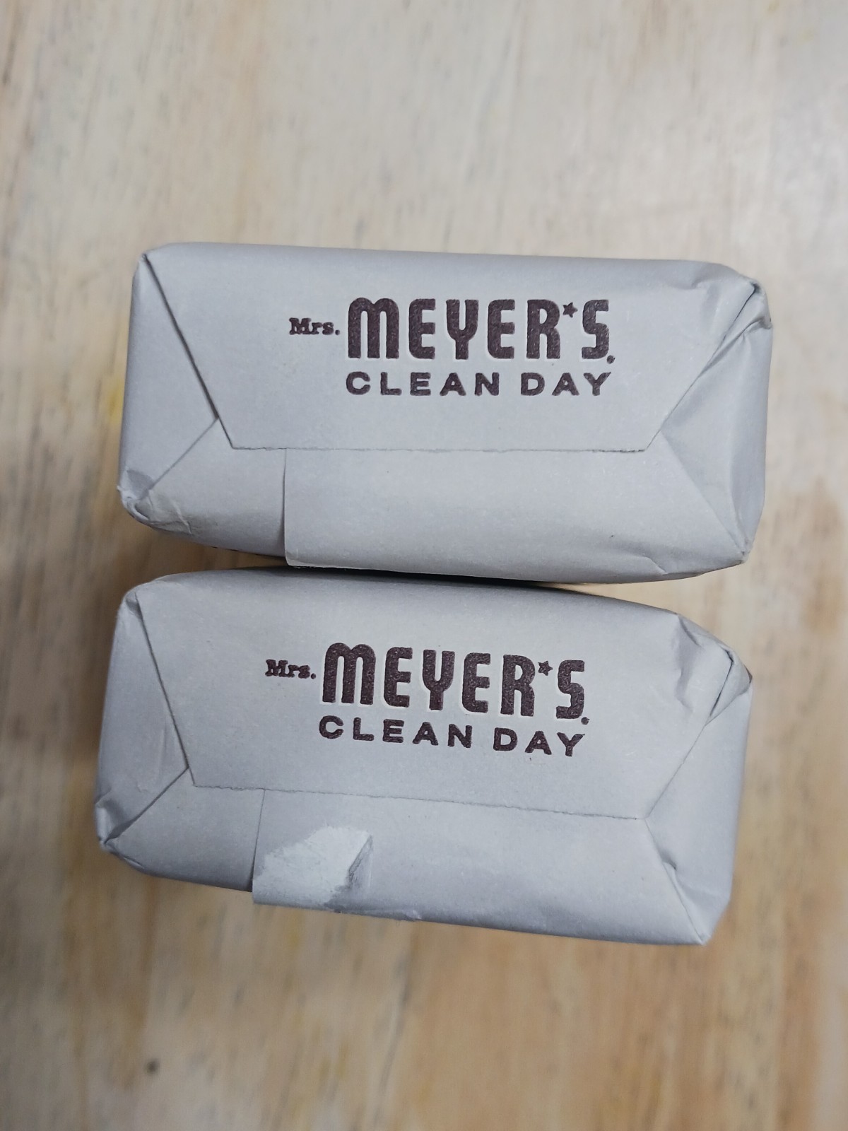 Mrs. Meyer’s Clean Day Lavendar Scent Olive Oil Coconut Oil Soap 5.3 Oz Lot Of 2