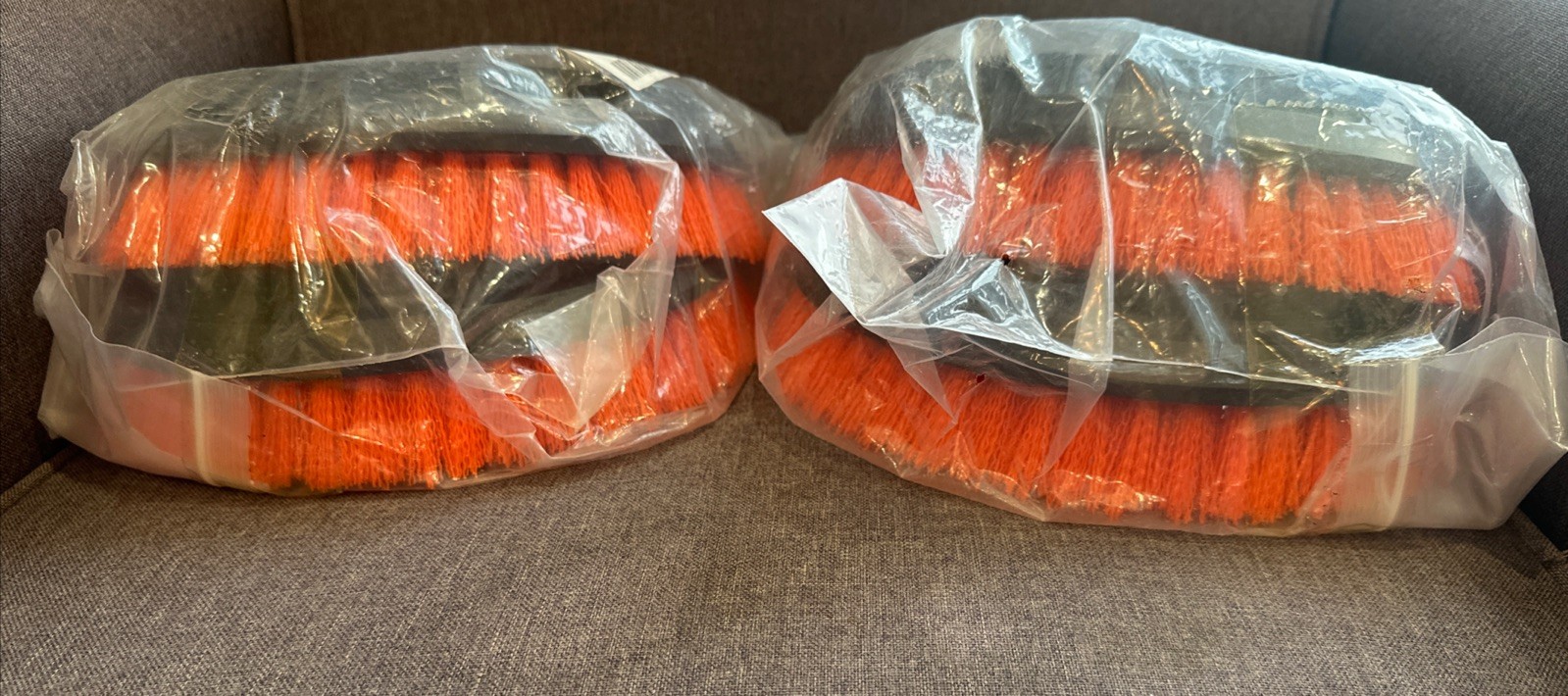 Set 4 237047 Orbiter Nylon Orange 12” Scrub Brush ORB550MC Orbiter Floor Machine