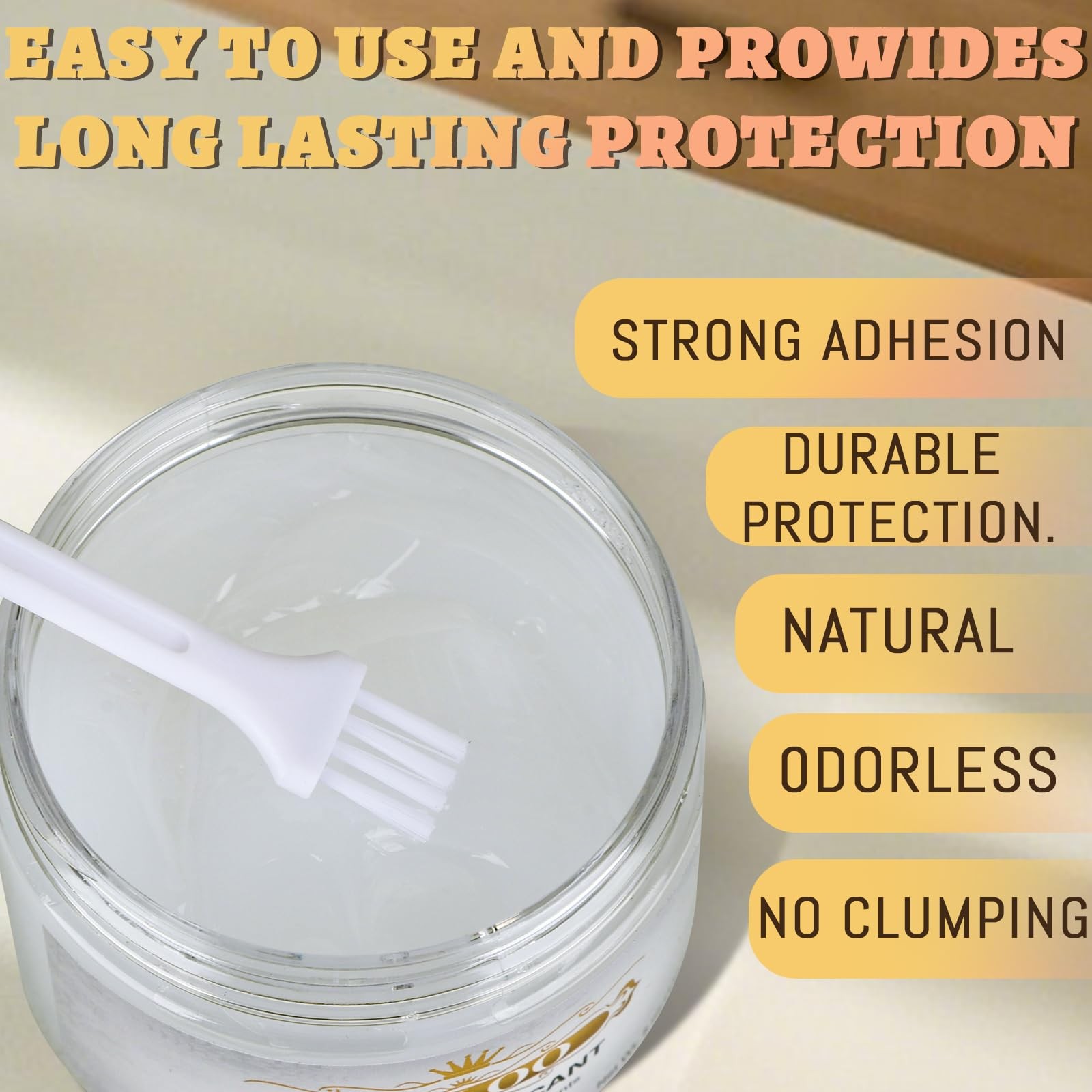 Wood Lubricant Multi-Purpose Paste Wax, 5oz for Home, Restore & Maintain Wood…