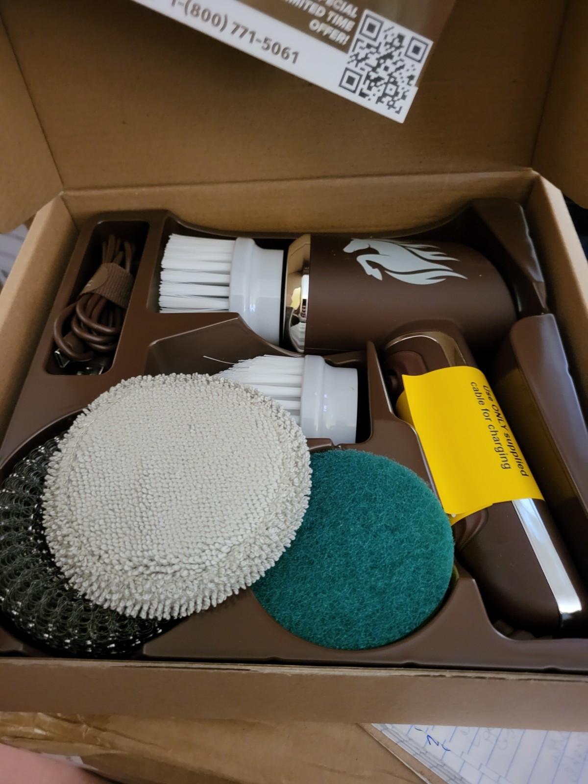 Horsepower Waterproof Power Scrubber